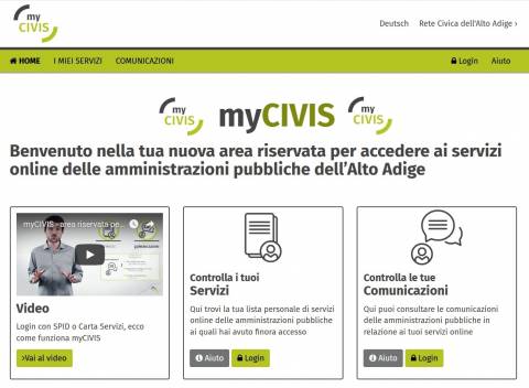 Amministrazione digitale: Il MyCivis e i servizi nazionali