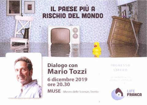 PROGETTO EUROPEO "LIFE FRANCA": L'OBIETTIVO E' SENSIBILIZZARE SUI RISCHI ALLUVIONALI