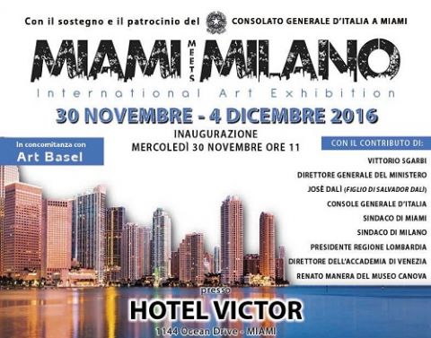 Gianfranco Massimi, le sue opere al "Miami meets Milano"